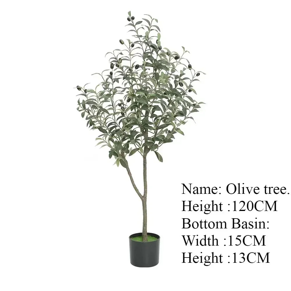 Albero Oliva Artificiale Grande Con Base Regolabile Da 60 Cm A 210 Cm Per Decorazione Ufficio E Casa