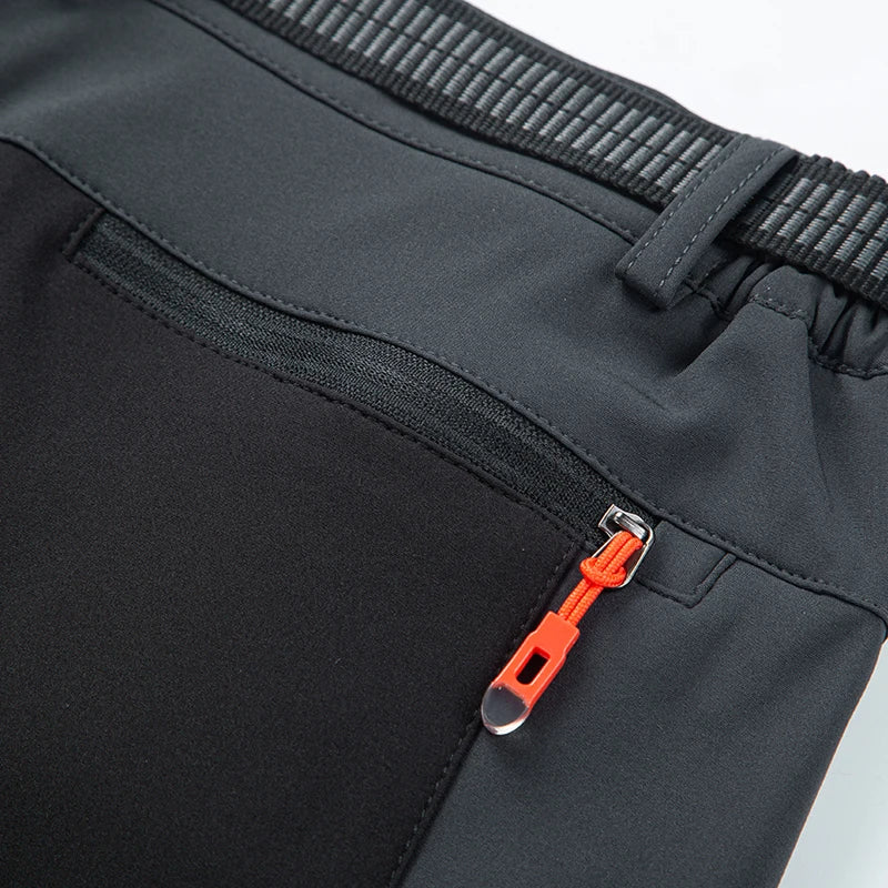 Pantaloni Invernali Da Uomo In Pile Per Trekking Impermeabili Caldi Da Campeggio All Aperto Soft Shell Antipioggia Antivento