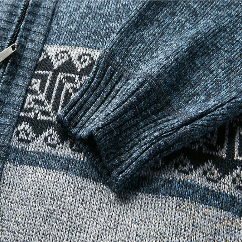 Cardigan Uomo Lavorato A Maglia Autunno Inverno Con Colletto Mandarino Corea Stile Casual Joker