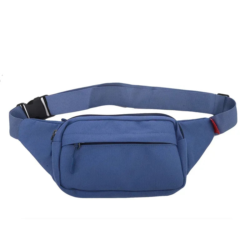 Marsupio Sportivo Unisex Da Uomo E Donna Borsa A Tracolla In Tela Oxford Porta Telefono Petto Casual