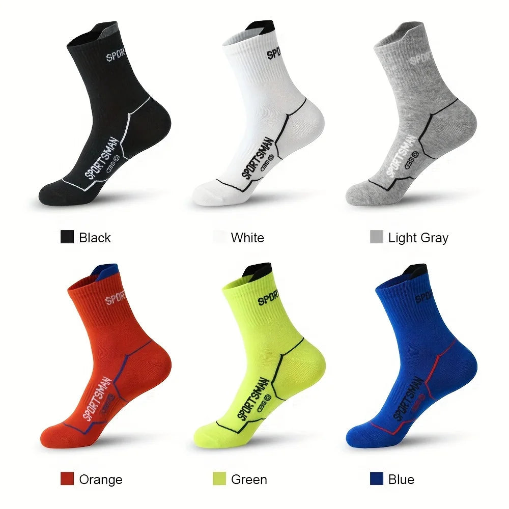 Calzini Corti Da Uomo Per Basket E Corsa Con Rete Traspirante Assorbenti Odori Pack 6 Paia