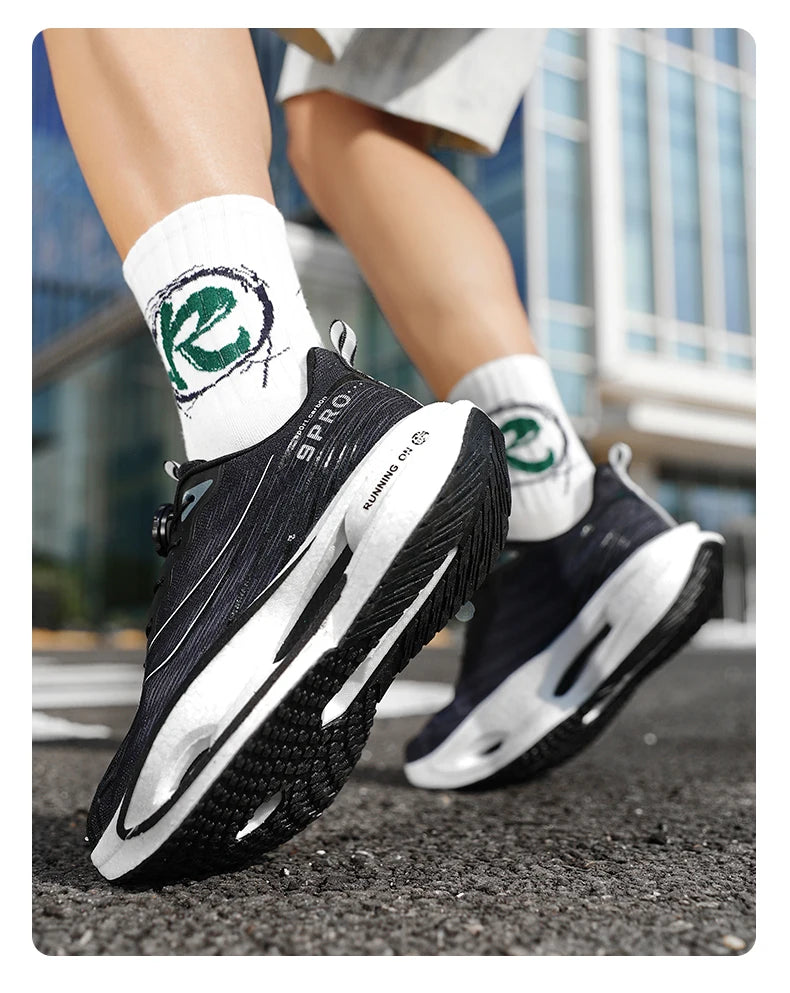 Nuove Scarpe Da Corsa Con Piastra In Carbonio Per Maratona Traspiranti E Leggere Per Uomo E Donna Comode E Antiscivolo