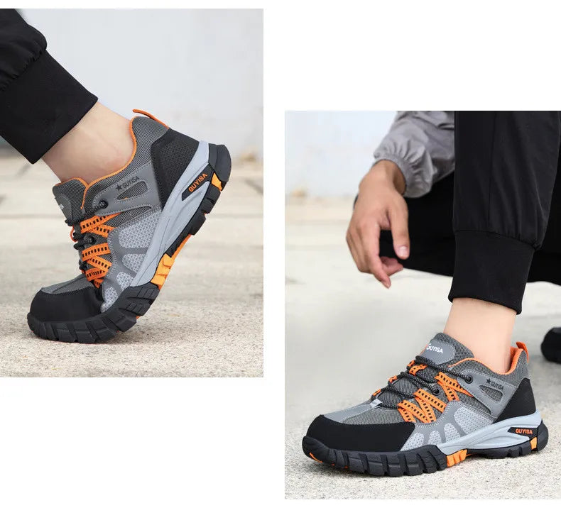 Scarpe Da Lavoro Con Punta In Acciaio Antinfortunistiche Da Uomo Antiscivolo Indistruttibili