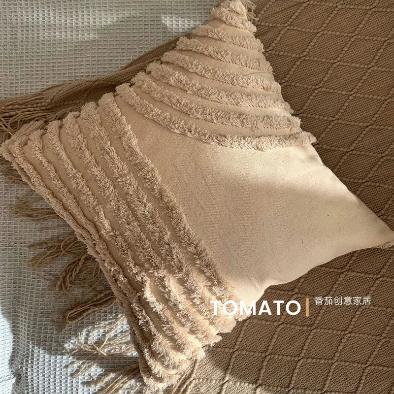 Fodera Per Cuscino Bohemien Geometria Ricamata In Nappa Personalizzata Federa Lunga Soggiorno E Divano Decorazioni Casa