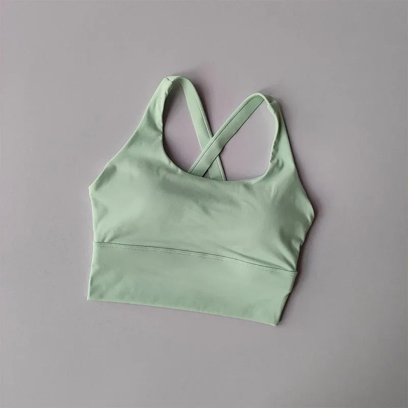 Reggiseno Sportivo Tutto In Uno Alta Intensità Antiurto Per Corsa Yoga Fitness Estivo WX238