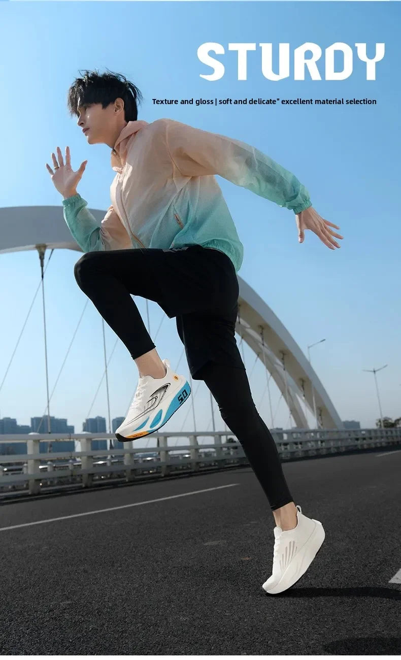 Scarpe Da Corsa 2025 Con Piastra In Carbonio Traspiranti Con Cuscino Di Rimbalzo Leggero Per Maratona Professionale