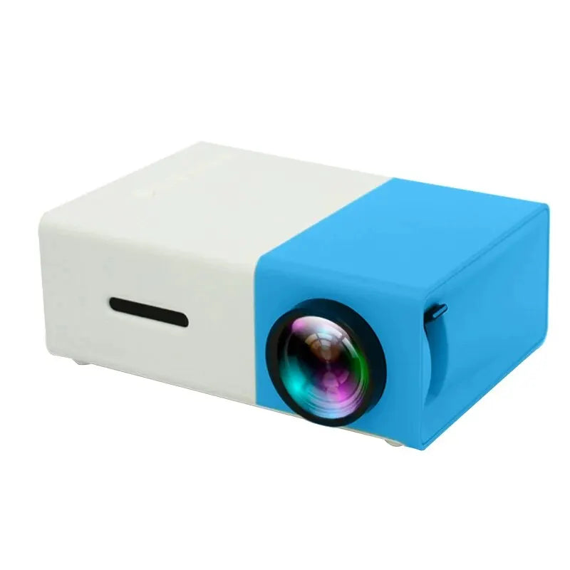 YG300 Mini Proiettore LED Aggiornato 1000 Lumen Risoluzione 320x240 HDMI Compatibile USB Lettore Multimediale Domestico