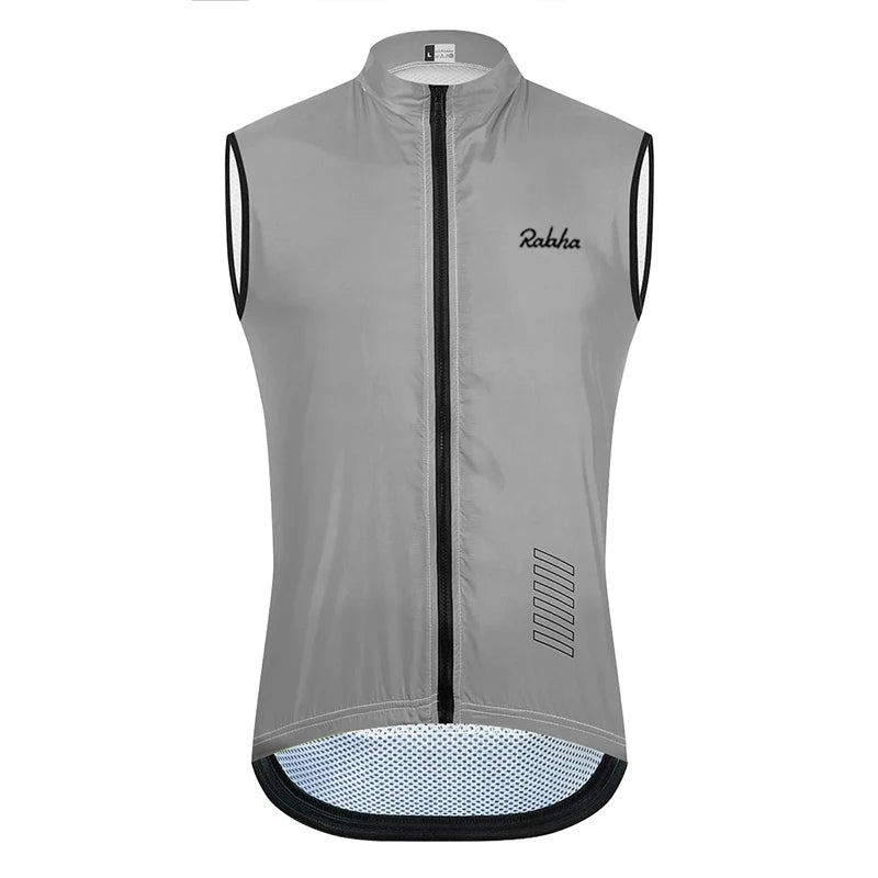 Maglia Ciclismo Uomo Antivento Traspirante Asciugatura Rapida Anti UV Senza Maniche Abbigliamento Bici Estivo Nuovo