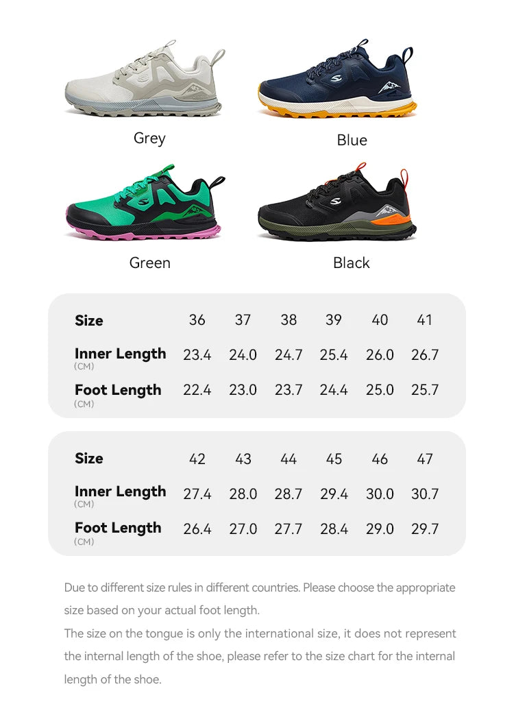 Scarpe Da Trekking Unisex Da Uomo E Da Donna Trail Running Sneakers Da Esterno Antiscivolo In Pelle Artificiale