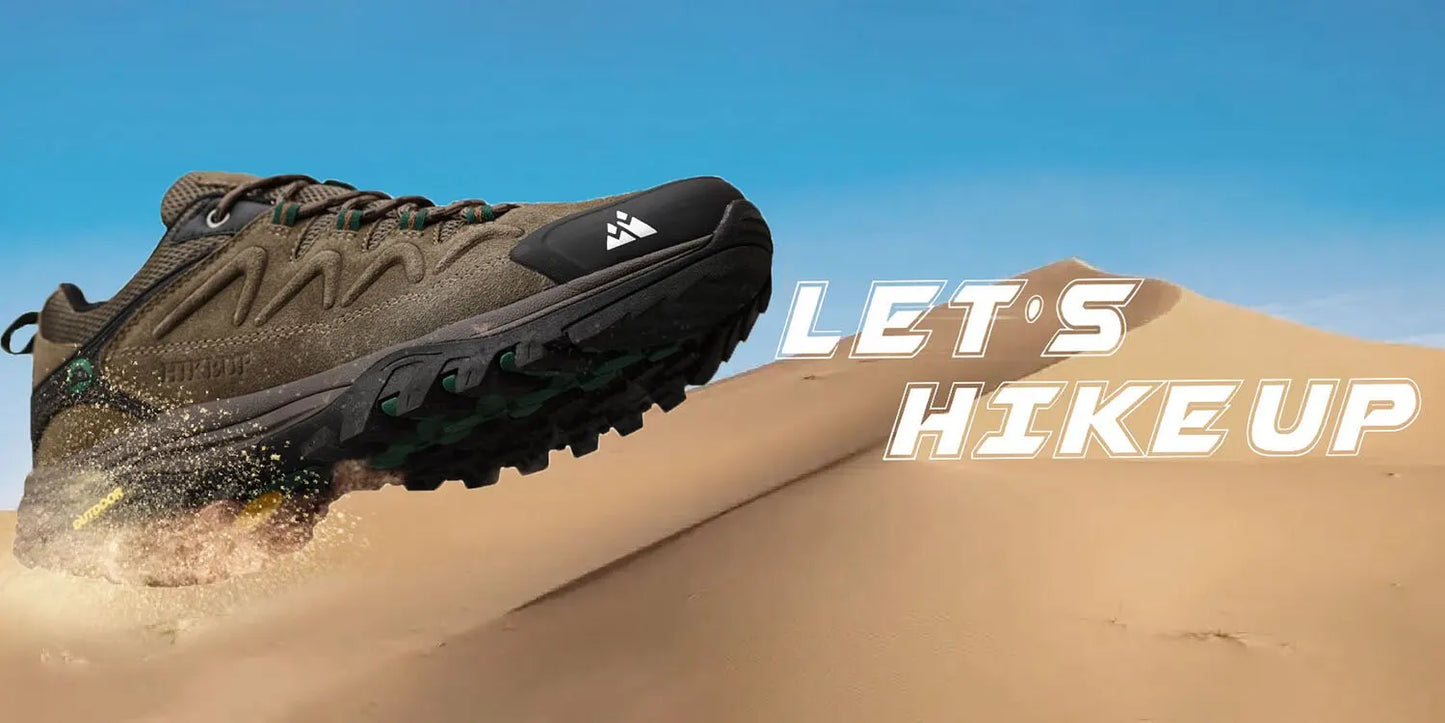 Scarpe Da Trekking Da Uomo In Pelle Hikeup Traspiranti Scarpe Da Ginnastica Da Trekking Turistiche Per Trail E Montagna