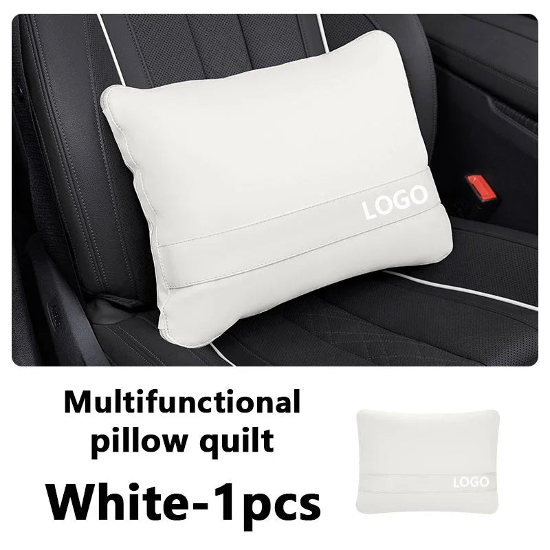 Cuscino Lombare Pieghevole Multifunzionale Per Auto Con Cuscino Trapuntato E Coperta Interna