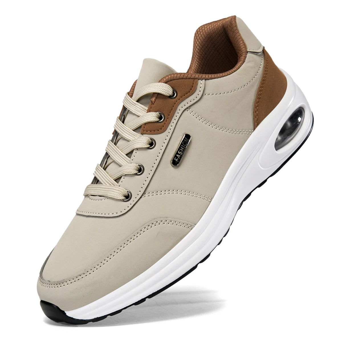 Scarpe Sportive Da Uomo Impermeabili In Pelle Casual Antiscivolo Da Passeggio E Tennis Con Aumento Di Altezza