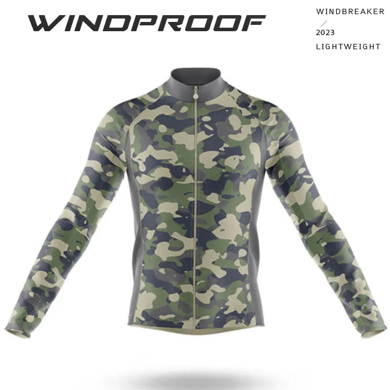 Giacca Ciclismo Antivento A Maniche Lunghe Con Protezione UV Riflettente Per MTB