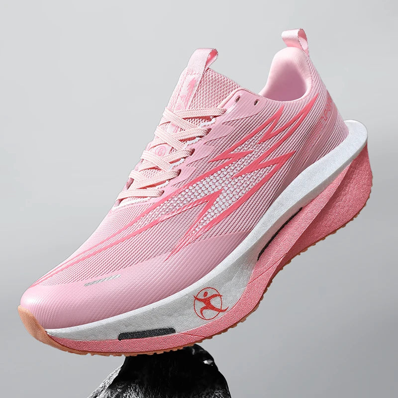 Scarpe sportive da uomo Scarpe da corsa con piastra in carbonio Scarpe da ginnastica da maratona maschili Scarpe da allenamento per atletica ammortizzanti da corsa per donna