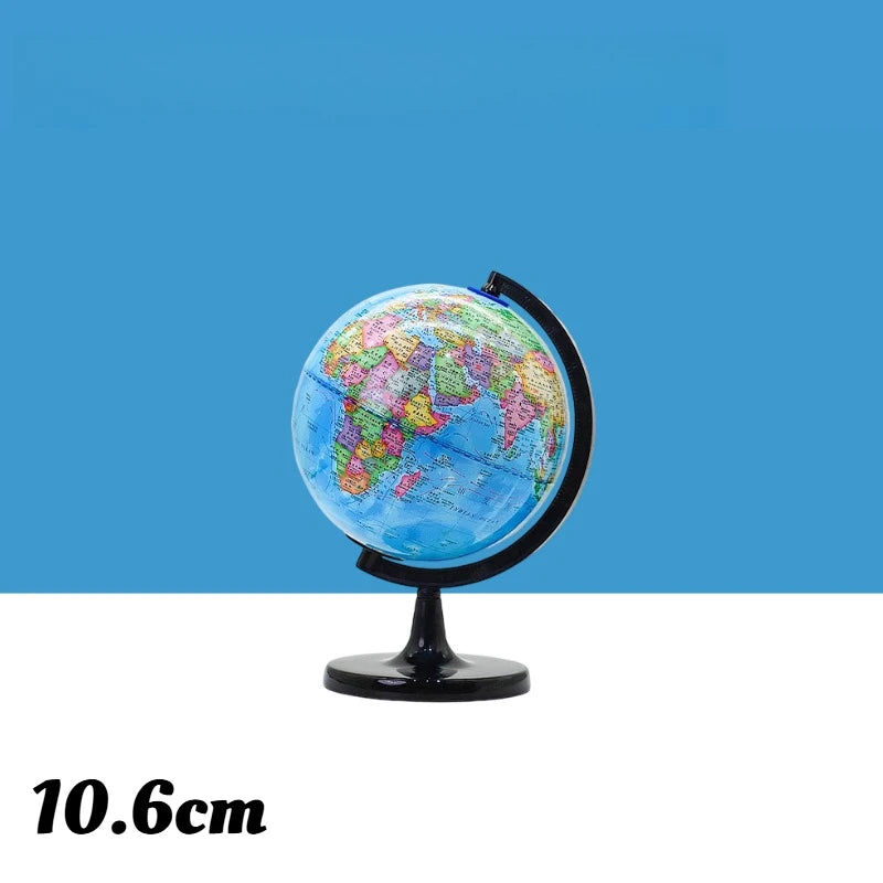 Globo educativo per l'insegnamento, mappa del mondo in inglese HD con rotazione a 360° °   Rotazione, Strumento Didattico Standard per la Geografia da Scrivania