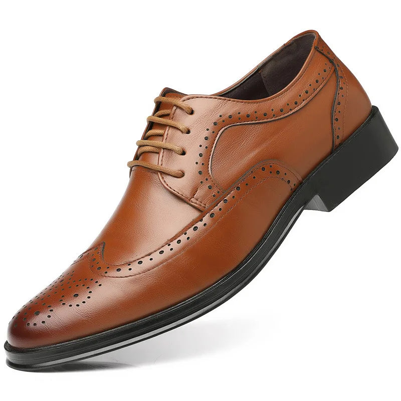 Scarpe Oxford Da Uomo Realizzate A Mano In Vera Pelle Di Vitello Brogue Eleganti Classiche Da Lavoro