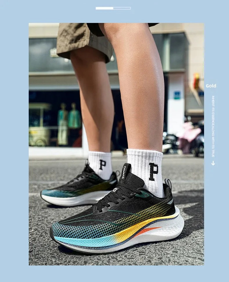 Scarpe Da Corsa Ultra Leggere E Traspiranti Con Piastra In Carbonio Per Uomo E Donna Da Competizione Comode Elastiche