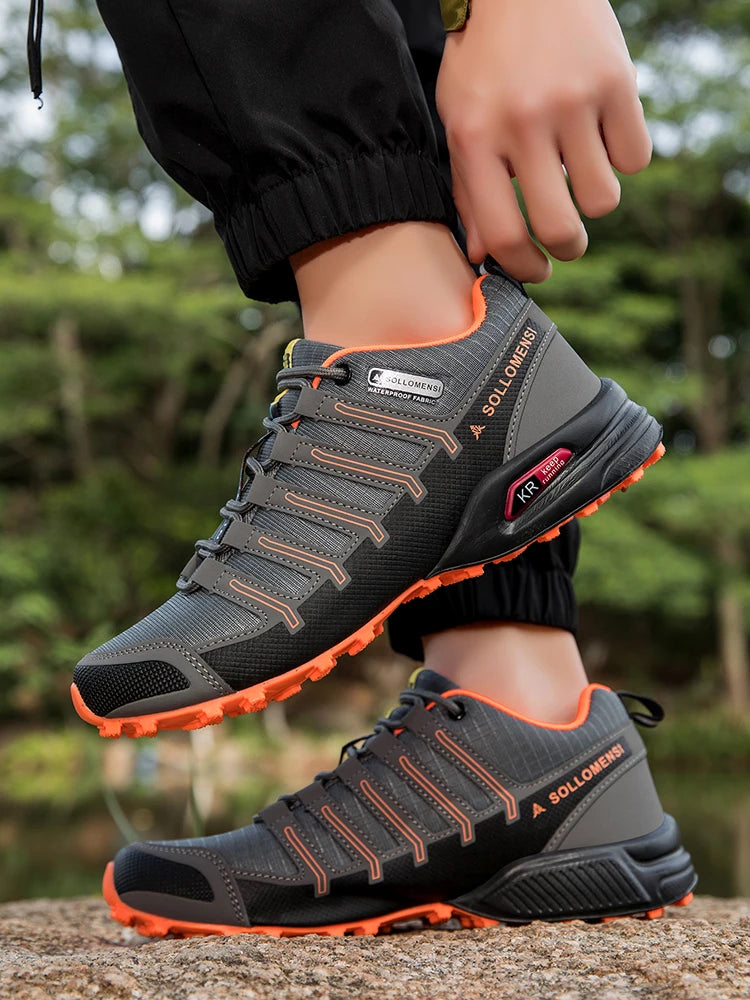 Scarpe Da Trekking Uomo Traspiranti In Rete Antiscivolo Per Terreni Misti All Aperto Resistente All Usura Esterni