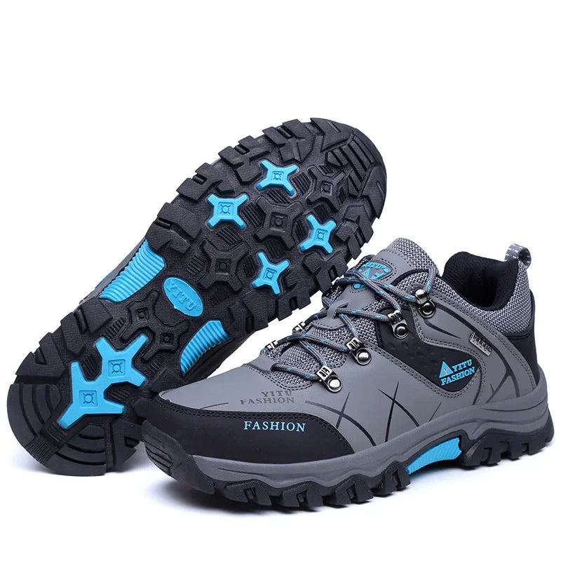 Scarpe Da Uomo Impermeabili In Pelle Per Alpinismo E Trekking Suola Spessa Comode Anno 2025