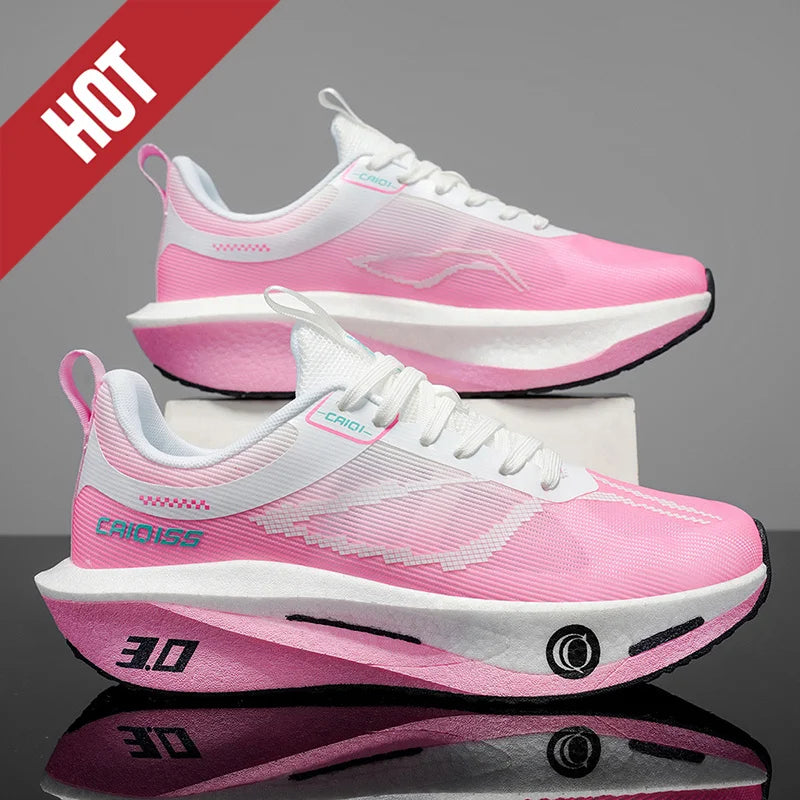 Scarpe Da Corsa Con Piastra In Carbonio Per Maratona Traspiranti Leggere Per Uomo E Donna Comode E Antiscivolo
