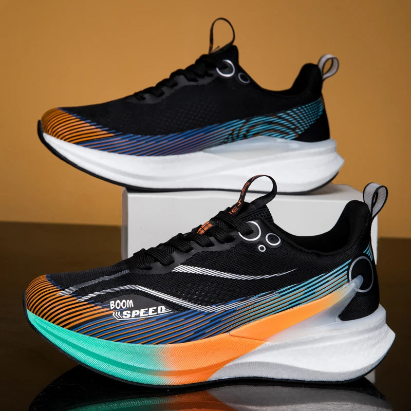 Scarpe Da Corsa Professionali Per Maratona In Carbonio Unisex Ultraleggere Con Assorbimento Degli Urti E Supporto Stabile