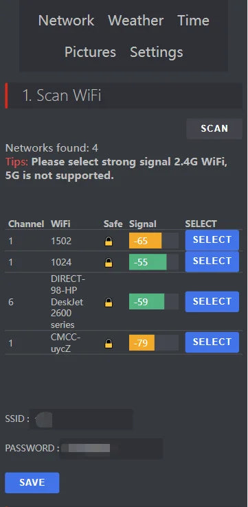 Stazione Meteo WiFi GeekMagic Ultra Smart Con Orologio Da Comodino Album E Animazioni GIF Decorazione Da Scrivania