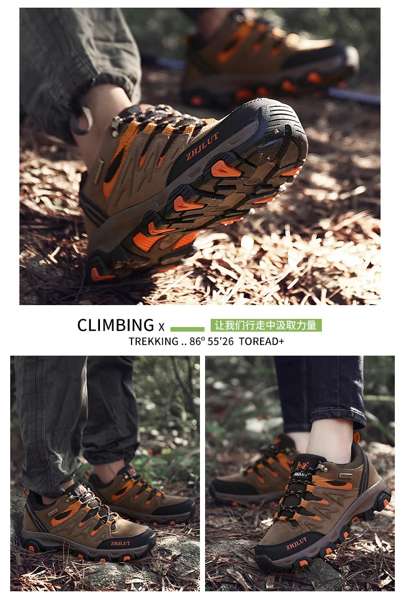 Stivali Da Trekking Da Montagna Per Uomo E Donna Scarpe Passeggio Resistenti All Usura Scarpe Da Arrampicata Estiva