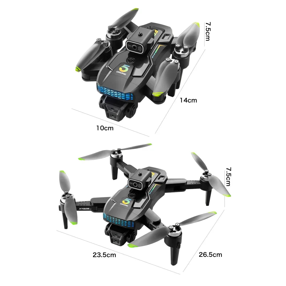Drone Professionale GPS 8K Con Gimbal Tre Assi Brushless RC Quadricottero Ostacoli Fotocamera HD 4K 5G