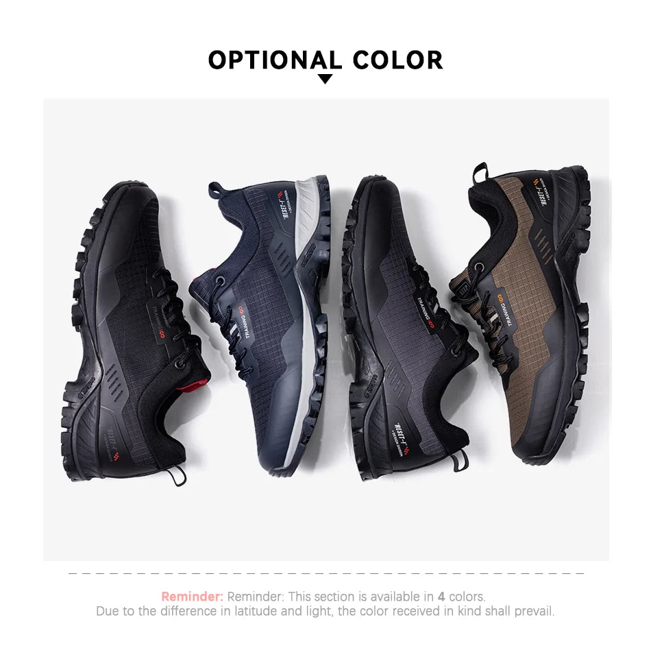 Baasploa Scarpe Da Trekking Uomo Impermeabili Antiscivolo Leggere Resistente All Usura Outdoor 2023 M7306
