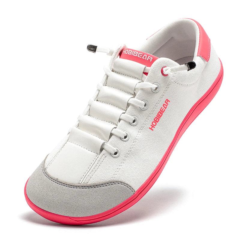 Hobibear Scarpe Da Passeggio A Punta Larga Unisex In Pelle Artificiale Slip On Leggere E Regolabili