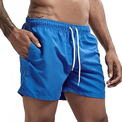 Pantaloncini da Bagno da Uomo da Surf ad Asciugatura Rapida Traspiranti con Coulisse e Tasche per Spiaggia Estiva