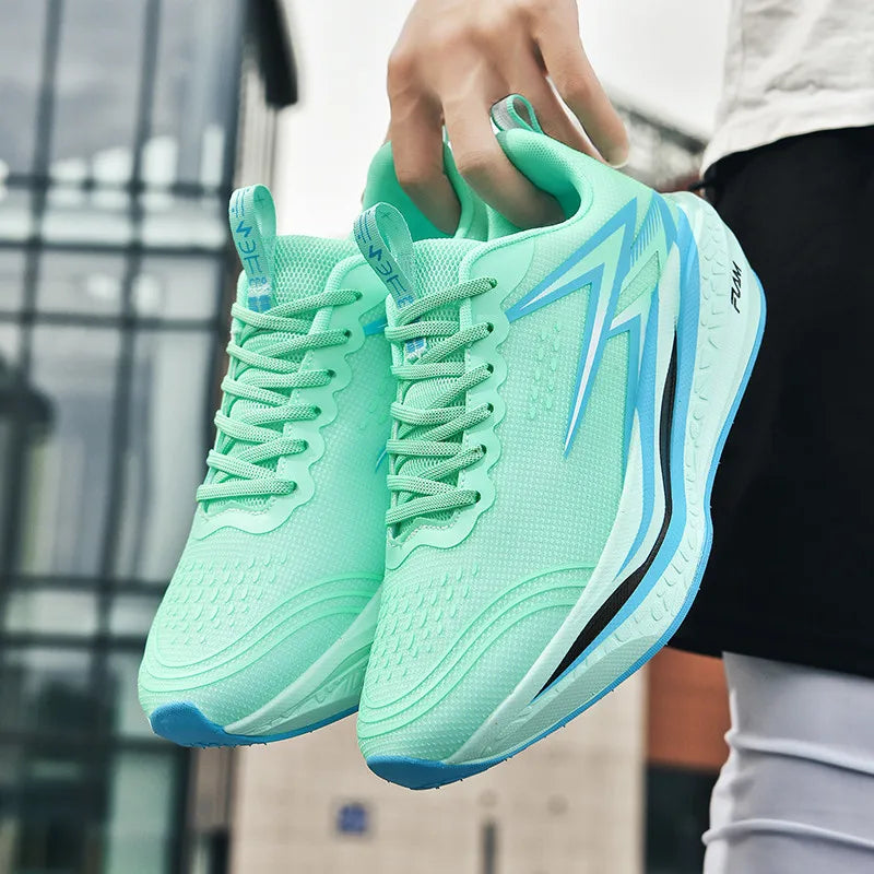 Scarpe Da Corsa Maratona Traspiranti Leggere Con Piastra Carbonio Antiscivolo Sneakers Atletiche Uomo Donna