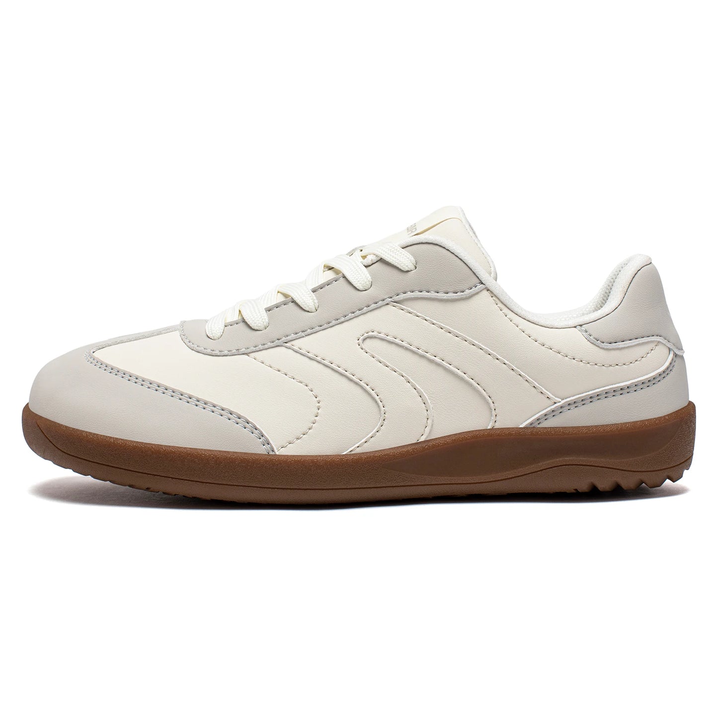 Hobibear Scarpe A Punta Larga Sneakers Unisex In Pelle Artificiale Zero Drop Retrò Per Uomo E Donna