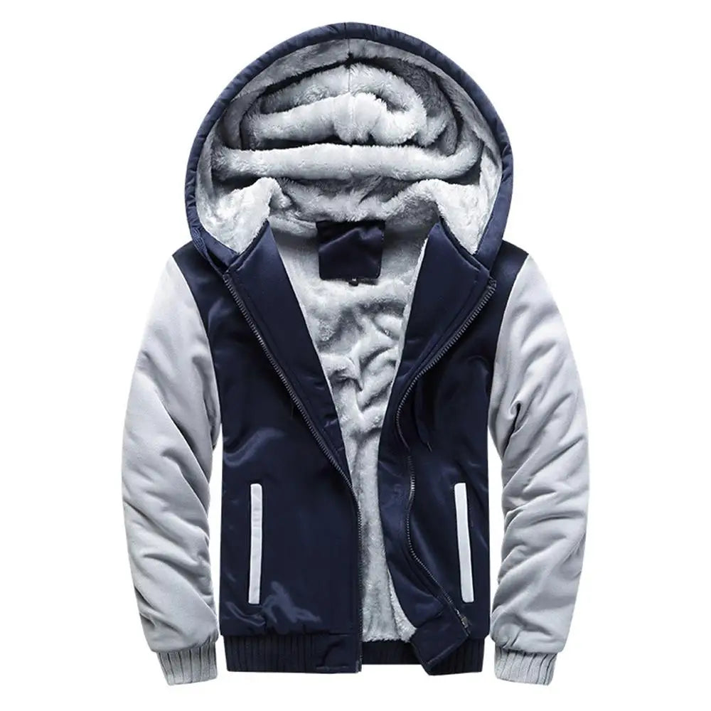 Giacca Invernale Da Uomo Camouflage Con Cappuccio In Pile A Manica Lunga Streetwear Abbigliamento Uomo
