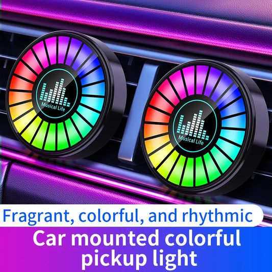 Luce per atmosfera automobilistica Uscita aria Luce ritmica Luce per raccolta aromaterapia Uscita aria automobilistica Decorazione colorata
