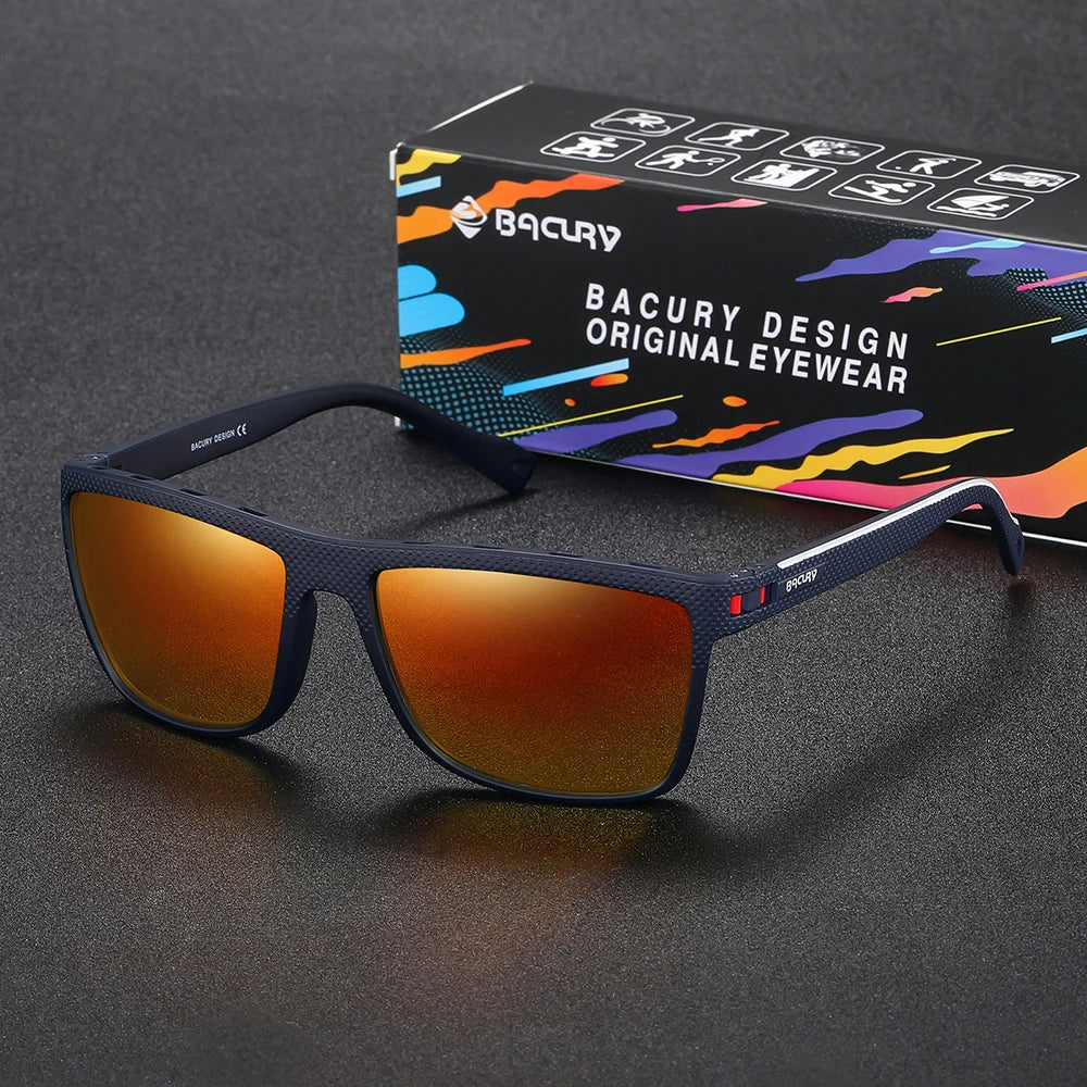 Occhiali Da Sole Sportivi Quadrati Polarizzati UV400 Unisex Per Uomo E Donna Ideali Per Escursionismo Confortevoli