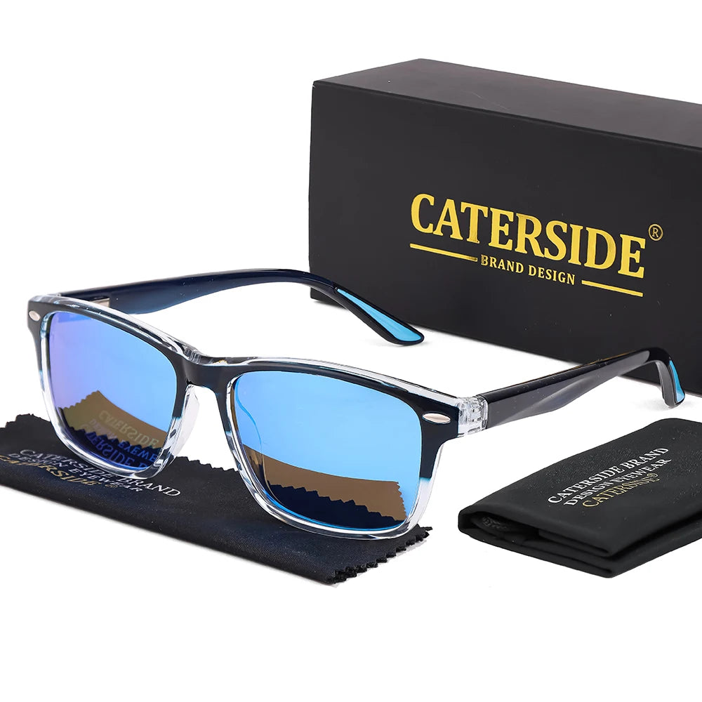 Caterside Occhiali Da Sole Polarizzati UV400 Retrò Unisex Lusso Per Guida Pesca E Sport All Aperto