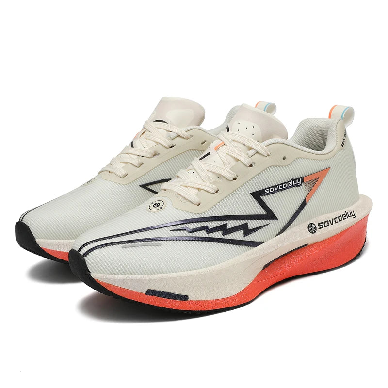 Scarpe Da Corsa Carbon Board Specialità Maratona Uomo Donna Traspiranti Leggere Antiscivolo Sneakers