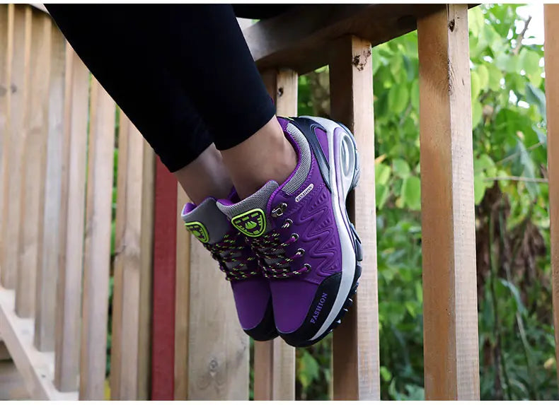 Scarpe Sportive Da Donna Con Plateau All'Aperto Escursionismo Moda Scarpe Casual Antiscivolo Da Corsa Basse Calzature