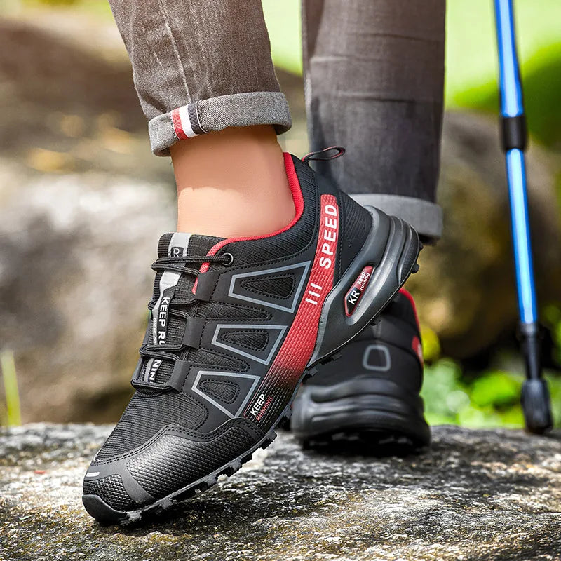 Scarpe Da Uomo Da Ciclismo Fuoristrada Antiscivolo Traspiranti Per Escursionismo Esterno