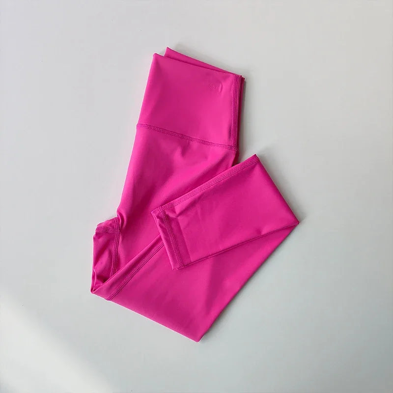 Tuta Da Yoga Donna Con Reggiseno Sportivo Fascia Alta Leggings Dimagranti Set Traspirante