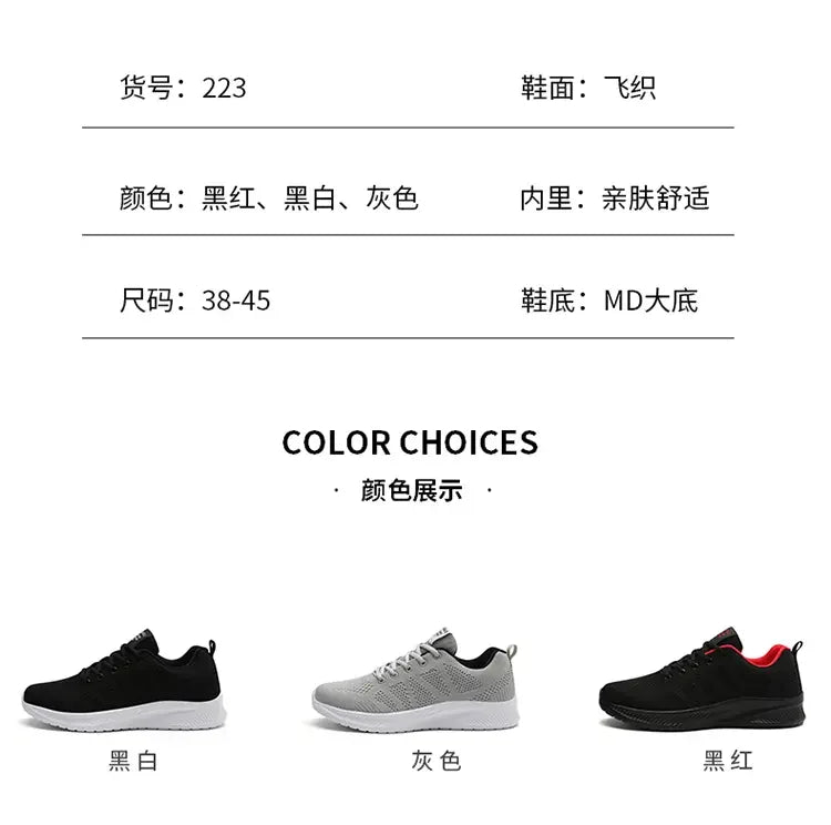 Sneakers Uomo 2023 Running Scarpe Sportive Estate Nuove In Rete Outdoor Leggero Traspirante Antiodore