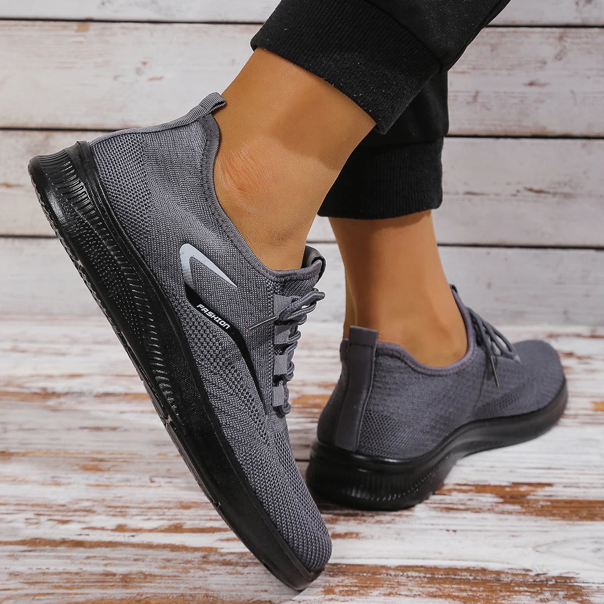 Scarpe Da Uomo Lavorate A Maglia Traspiranti E Comode Modello Nuovo Scarpe Sportive In Rete Per Primavera E Autunno
