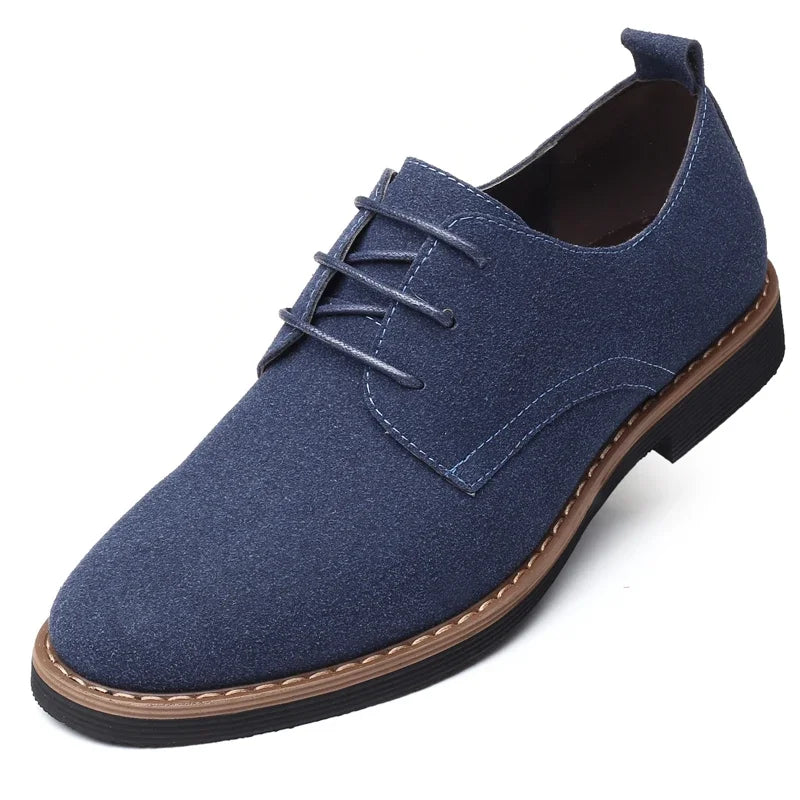 Scarpe Eleganti Da Uomo In Pelle Scamosciata Oxford Mocassini Derby Lusso Casual Classiche