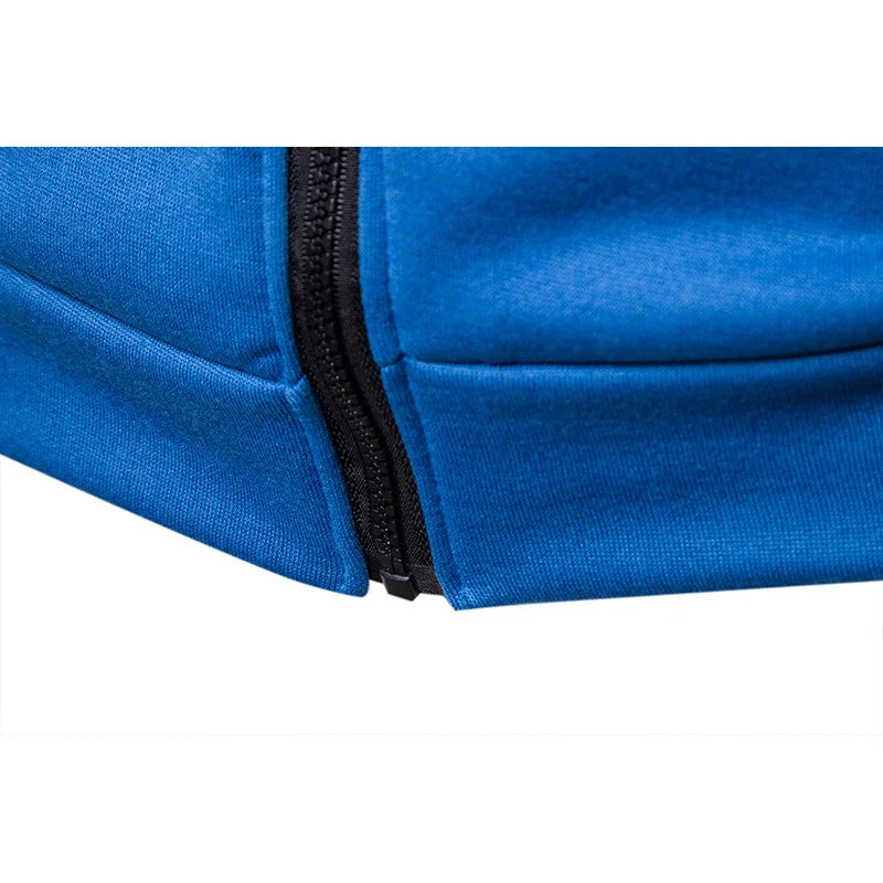 Tuta Da Uomo Set Abbigliamento Sportivo Con Cappuccio Cerniera Felpa Pantaloni Da Corsa Per Allenamento