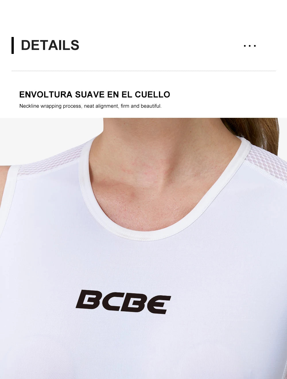 Base Da Ciclismo Da Donna Traspirante Con Asciugatura Rapida In Mesh Alta Qualità BCBE