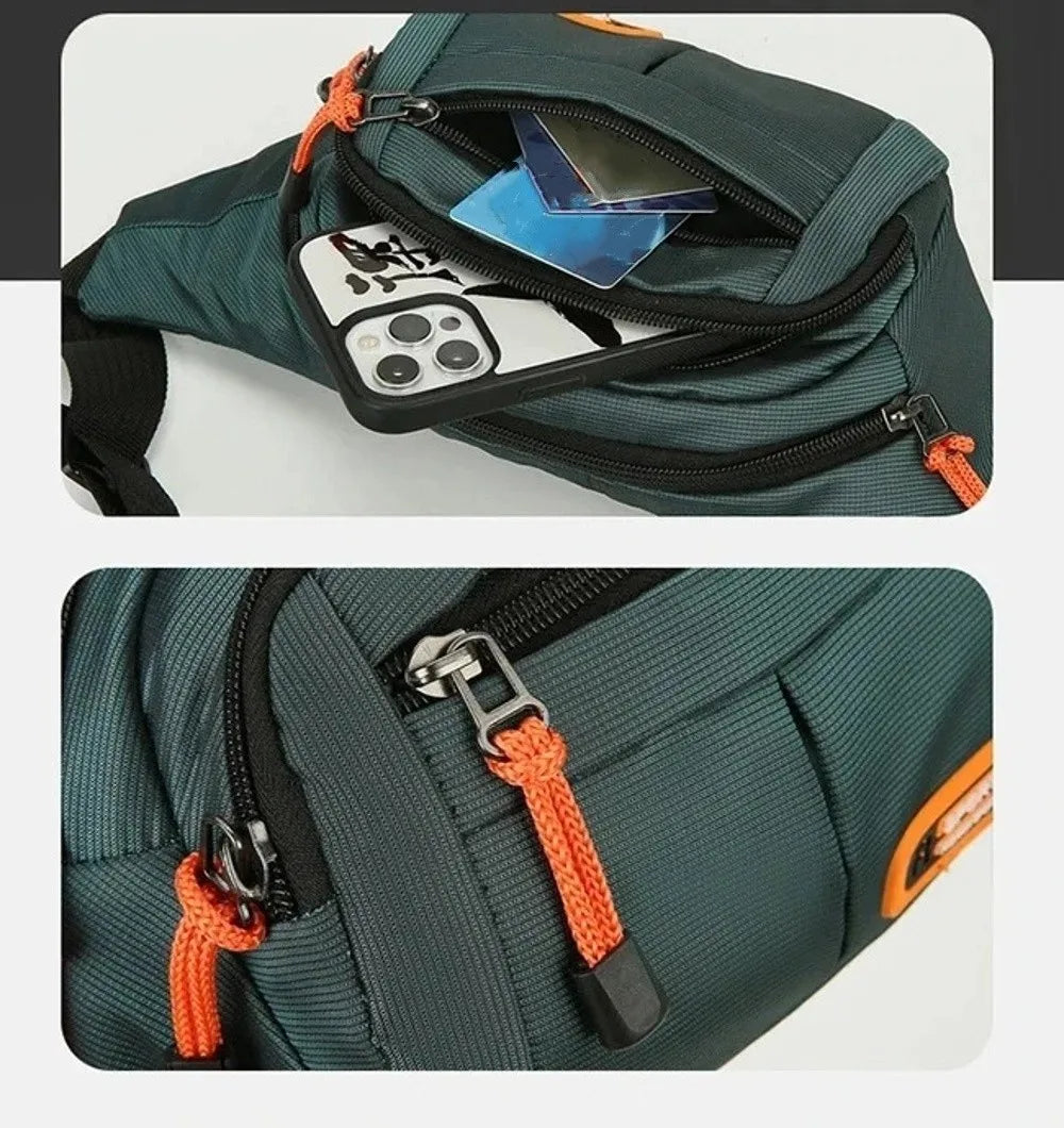 Borsa A Tracolla Da Uomo Oxford Durevole Impermeabile Grande Capacità Unisex Marsupio Multifunzionale
