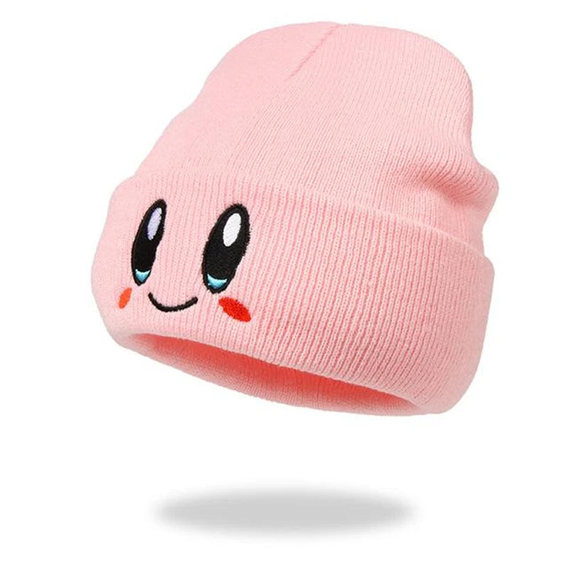 Coppia Beanie Unisex Con Ricamo Occhi, Colori Candy, Berretti In Maglia Calda, Casual E Trendy Per Donne E Uomini
