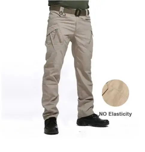 Pantaloni Tattici Da Uomo Impermeabili Cargo Pantaloni Da Combattimento Resistente All Usura Esterni Cotone Poliestere