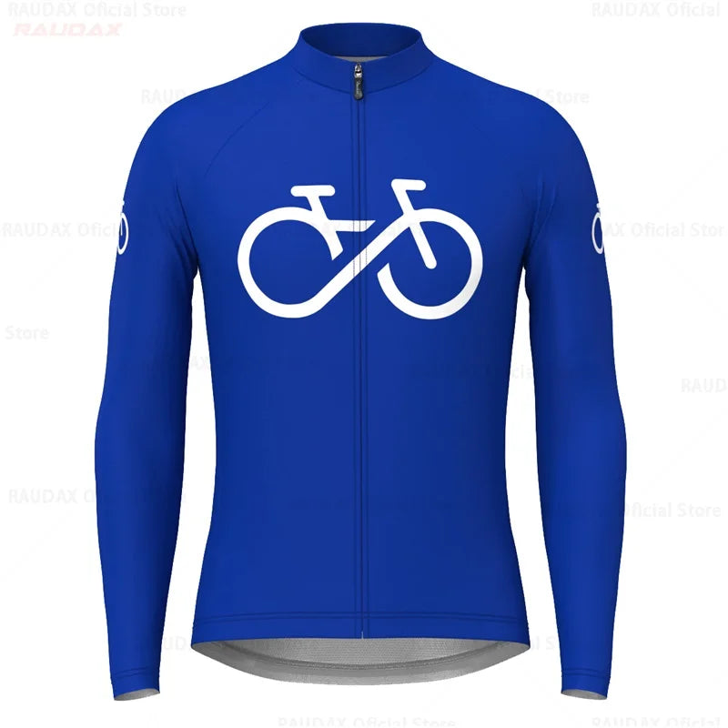 Maglia Da Ciclismo A Maniche Lunghe Uomo Traspirante MTB Mountain Bike 2025 Primavera Autunno Triathlon